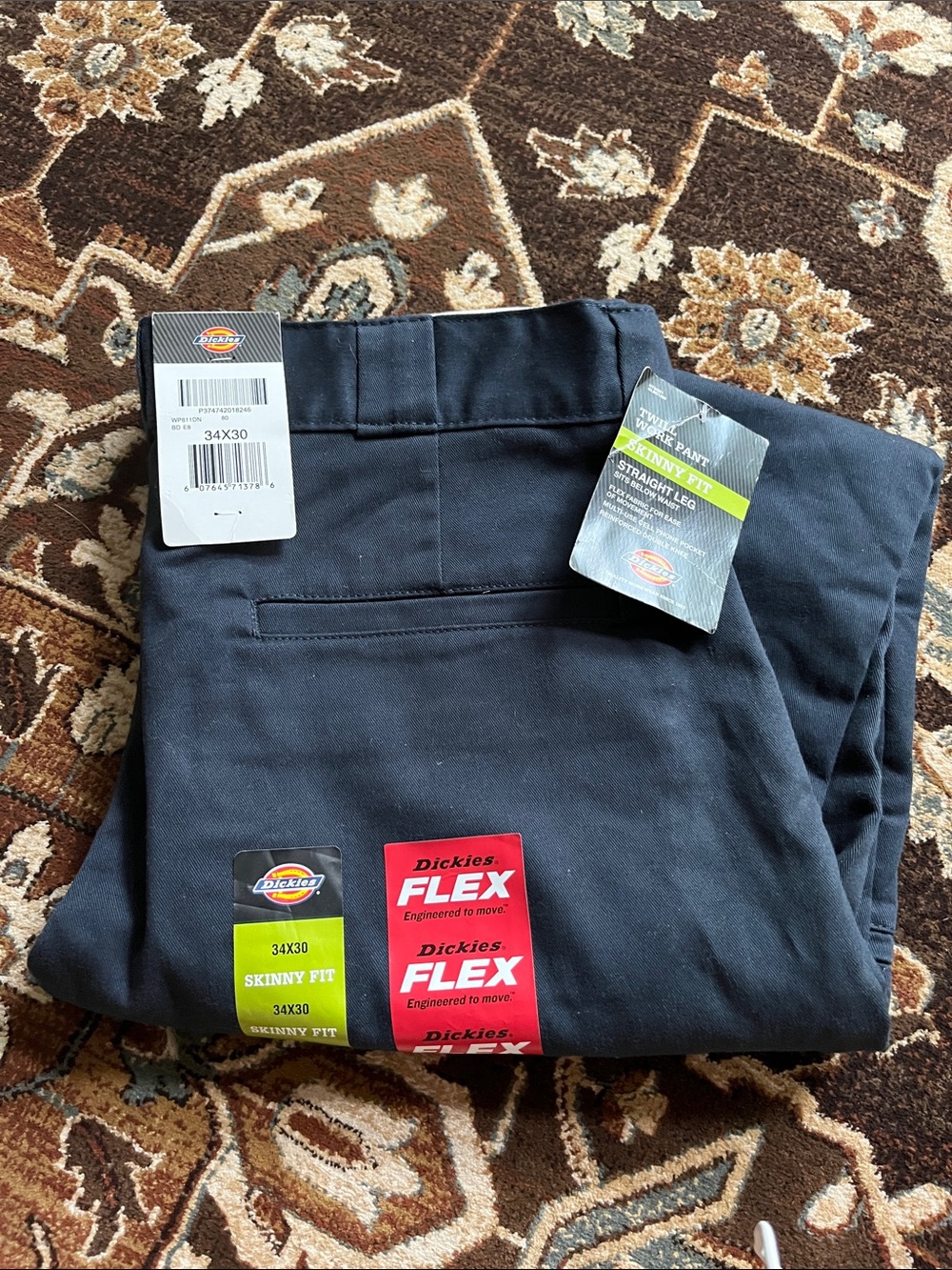 NWT- Dickies Men’s FLEX Skinny Fit Pants - Dark Navy